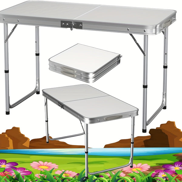 Opvouwbare Kampeertafel - Lichtgewicht en Draagbaar, Ideaal voor Feesten en Buitenactiviteiten