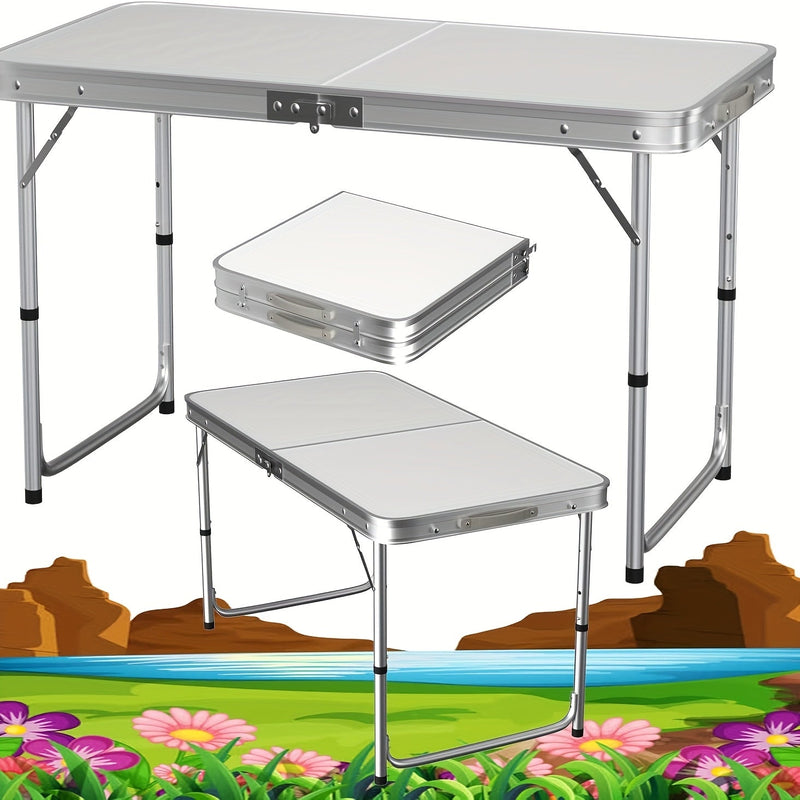 Opvouwbare Kampeertafel - Lichtgewicht en Draagbaar, Ideaal voor Feesten en Buitenactiviteiten