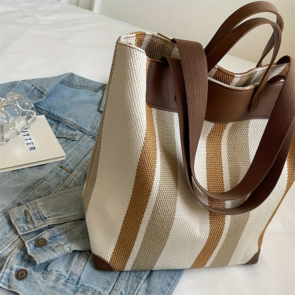 MetroStripe Casual Tote – Functionaliteit en Design