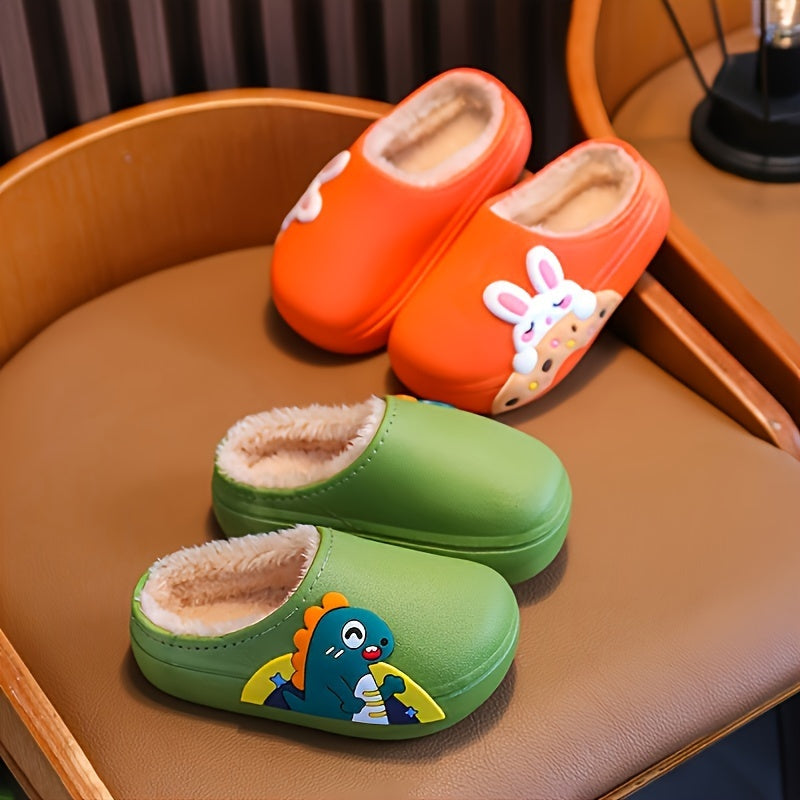 Schattige Dino Slippers voor Baby's - Warm en Comfortabel