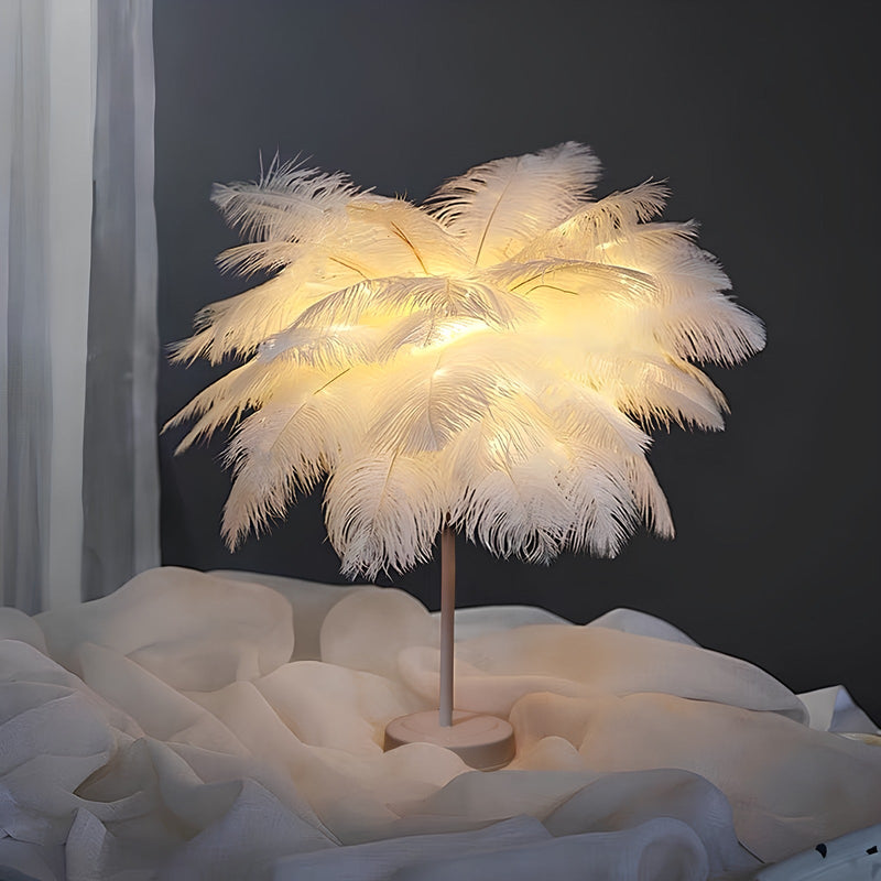Sfeervolle Veer Palmboom Lamp - LumaPalm