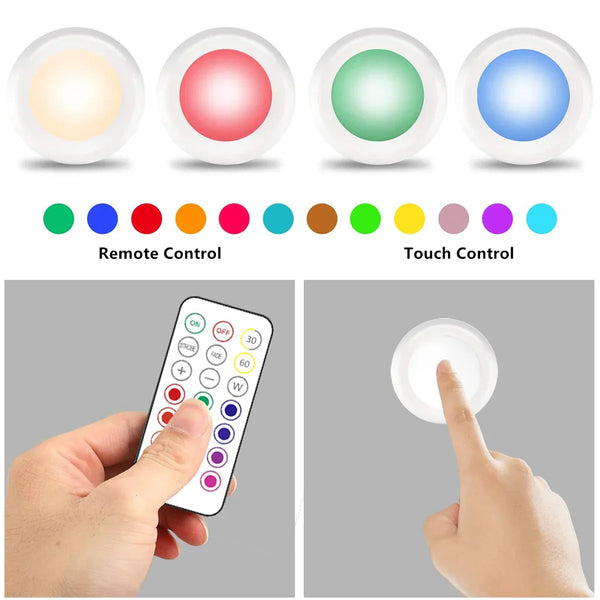 Draadloze RGB LED Onderbouwlamp - GlowyLed