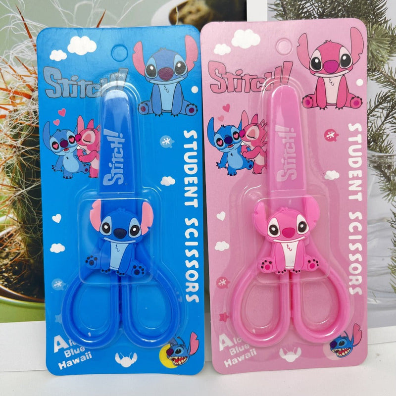 Stitch Schaar voor Kinderen – Schattig Ontwerp met Beschermhoes voor Veilig Knutselen