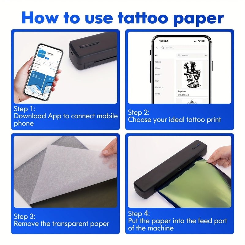 MiniThermo Draadloze Printer – Compact Printgemak voor Onderweg