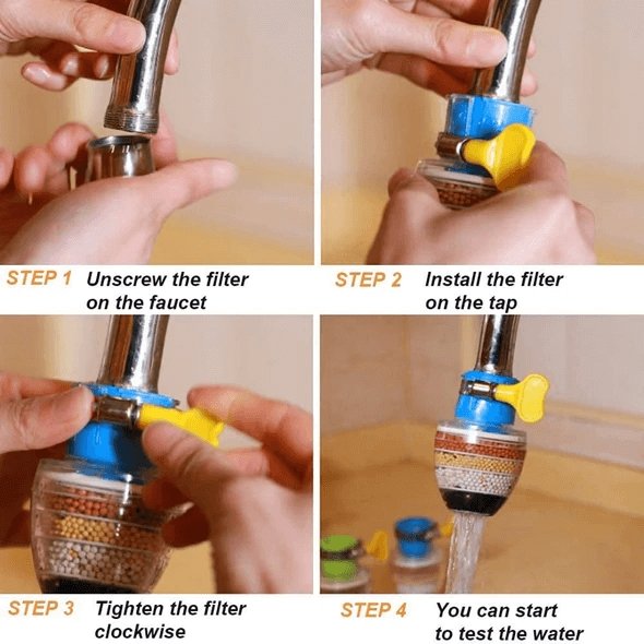 Biologische waterfilter-kraanadapter (Beperkte promotie)