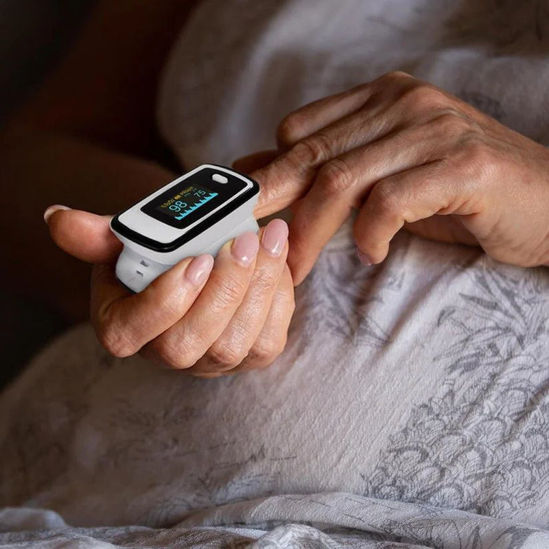 Niet-invasieve vinger-oximeter met LED-display – PrecisionPulse