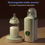 Draagbare babyflesverwarmer met temperatuurregeling – WarmEase