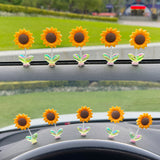 SunnyRide - Schattig zonnebloem auto-ornament