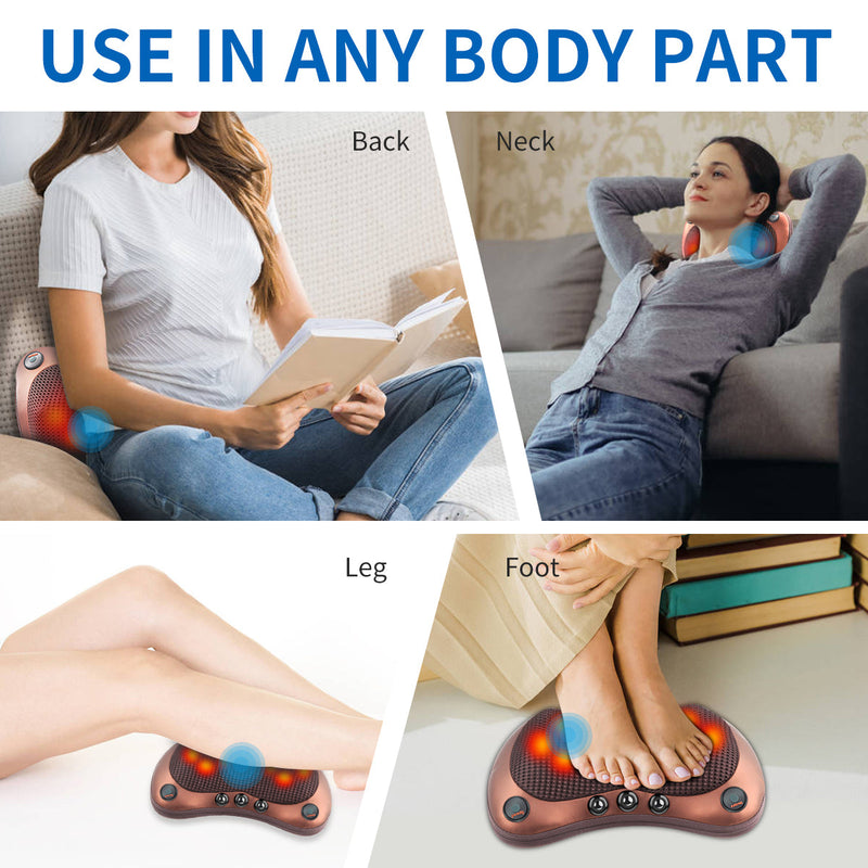 Ergonomisch Massagekussen – Met Magnetotherapie en Verstelbare Snelheid voor Ultieme Ontspanning