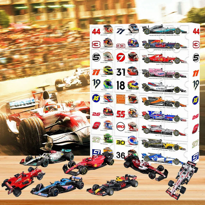 Formule 1 Adventskalender met verzamelobjecten – Voor echte autosportfans
