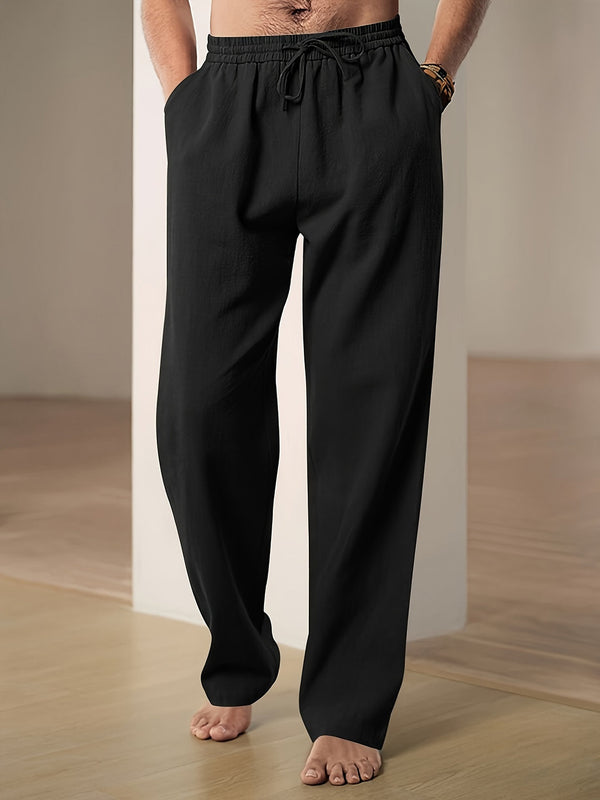 Casual linnen broek voor heren met ademend comfort en tijdloze stijl | Teun