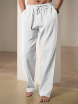 Casual linnen broek voor heren met ademend comfort en tijdloze stijl | Teun