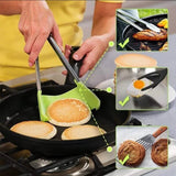 TurnMaster | Verbeter uw kookkunsten met de combinatie van een tang en een spatel!