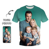Gepersonaliseerd T-shirt voor Mannen – Ontwerp je Eigen Shirt - Uniek Cadeau met Eigen Print
