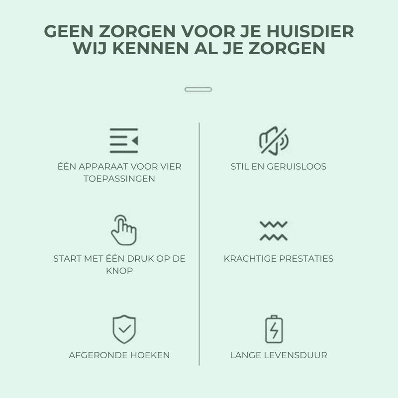 4-in-1 Huisdier Trimmer - TrimMaster Pro