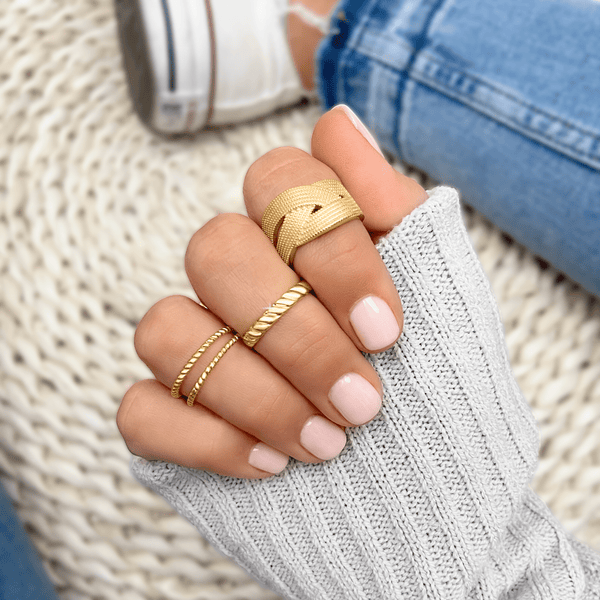 Vlecht Dubbele Ring - Lina