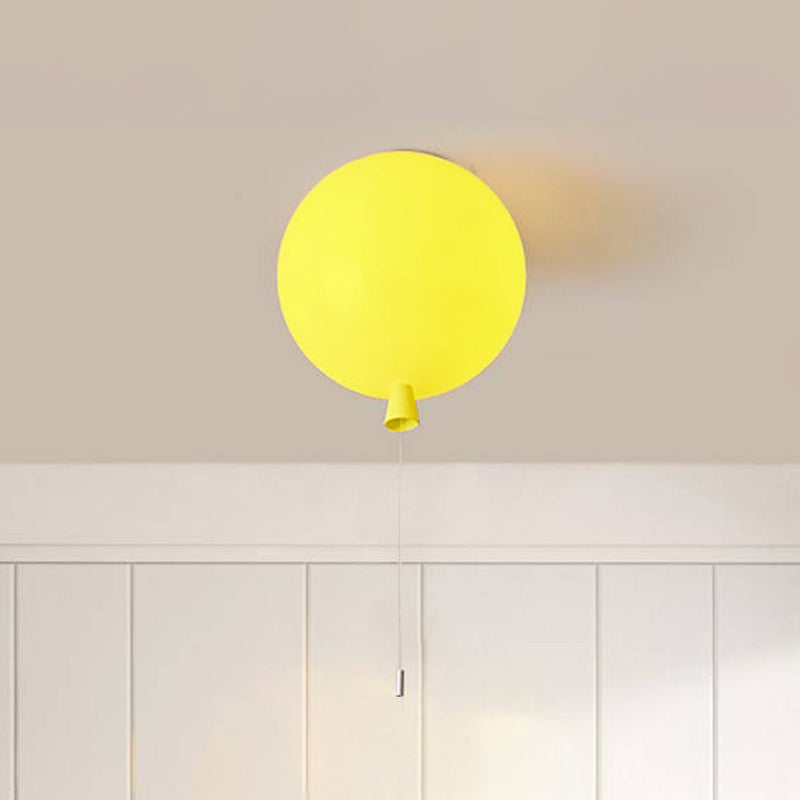 Compacte Moderne LED-Ballon-Plafondlamp – AuraLite