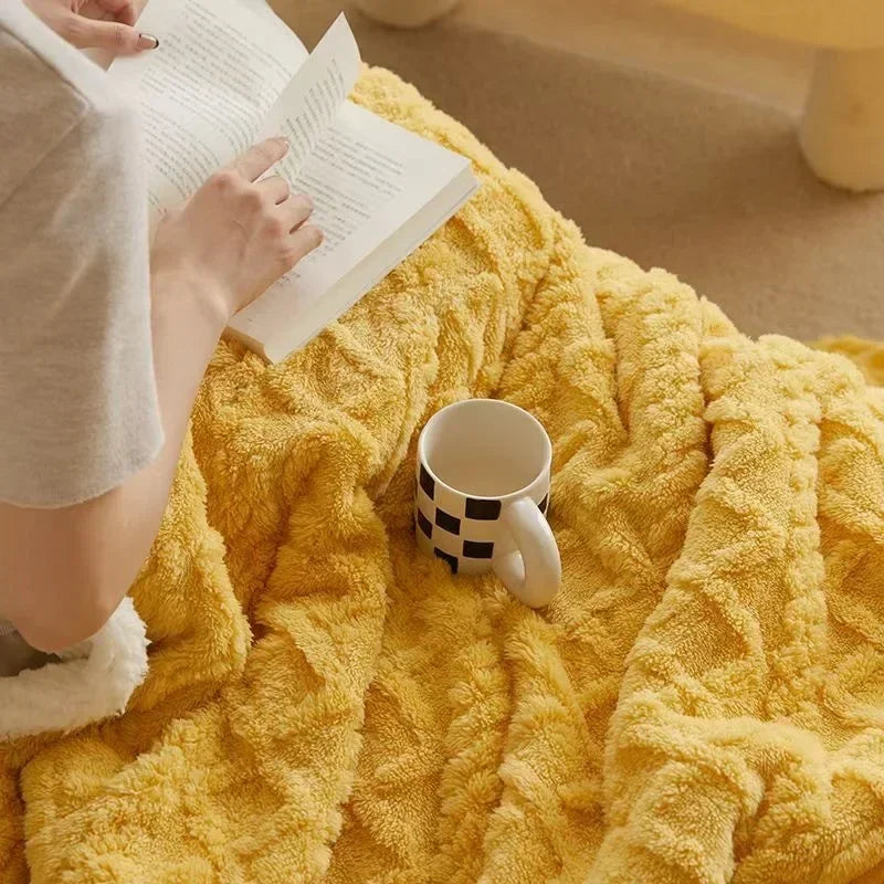 Dikke Winter Lamswol Deken - WarmWool