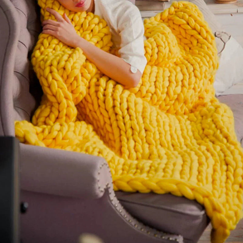 DIY Chunky XL 1000 Gram Wolgaren voor Zachte Dekens - LuxeWool