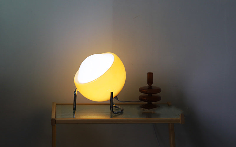 Retro Glas Tafel Lamp - Sfeervolle Nordic Nachtverlichting