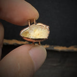 Natuurlijke Ruwe Steen Verjaardagsring – Selina