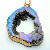 Natuurlijke Kristallen Geode Hanger – Gaia