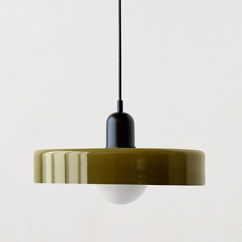 Geometrische Bauhaus Plafondlamp in Glas