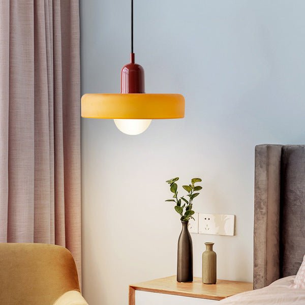 Geometrische Bauhaus Plafondlamp in Glas
