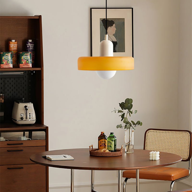 Geometrische Bauhaus Plafondlamp in Glas