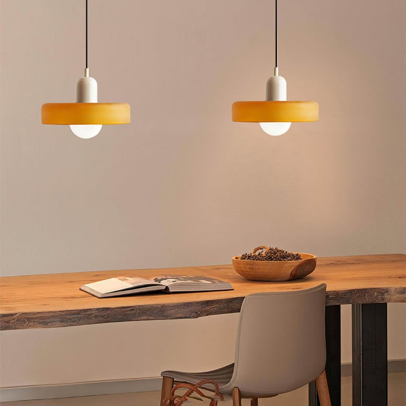 Geometrische Bauhaus Plafondlamp in Glas