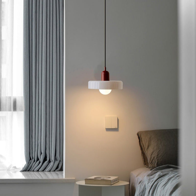 Geometrische Bauhaus Plafondlamp in Glas