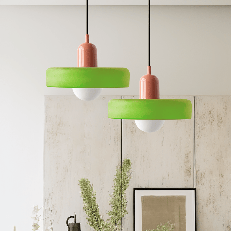 Geometrische Bauhaus Plafondlamp in Glas