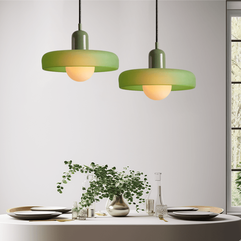 Geometrische Bauhaus Plafondlamp in Glas