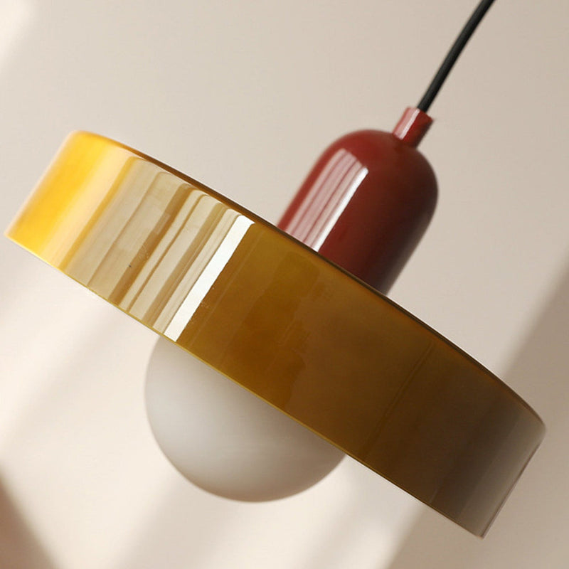 Geometrische Bauhaus Plafondlamp in Glas