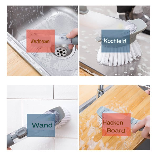 Afwasborstel met Zeepdispenser – DishMaster