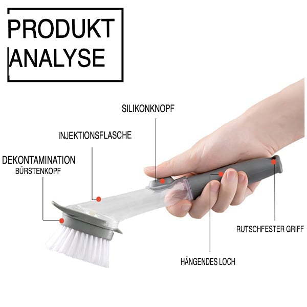 Afwasborstel met Zeepdispenser – DishMaster