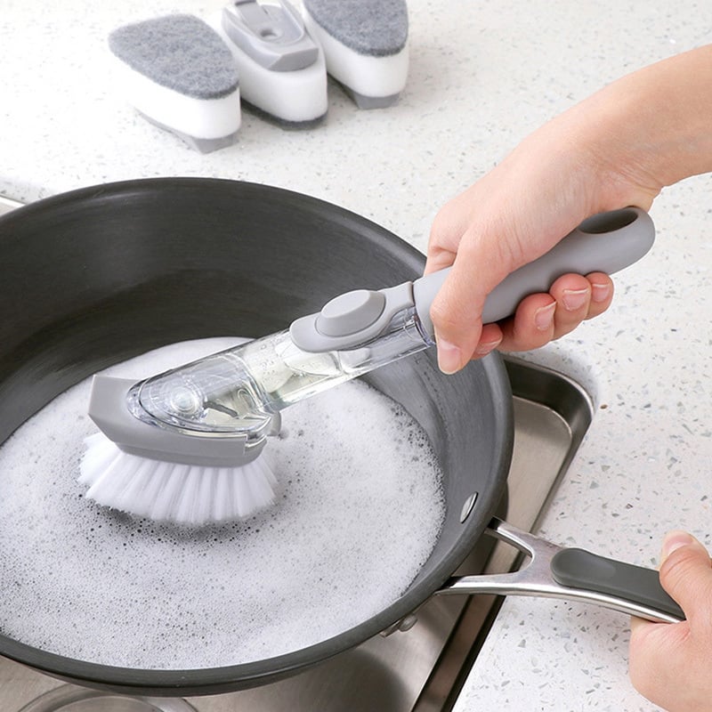 Afwasborstel met Zeepdispenser – DishMaster