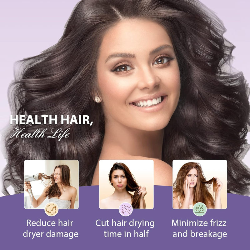 Microvezel Haarhanddoek Wrap – 3-pack