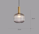 Retro Glas Hanglamp – ColorVibe