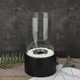 Klassieke olielamp met open vlam - Lumora