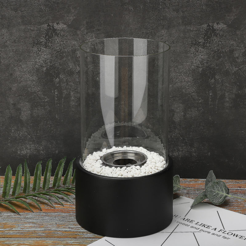 Klassieke olielamp met open vlam - Lumora