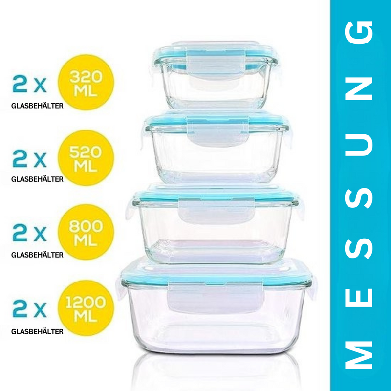 Lunchbox van borosilicaatglas – GlassGuard Bento