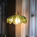 Bubble Glass Hanglamp – Elegante Transparante Glas & Koper Hanglamp