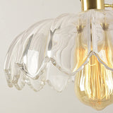 Bubble Glass Hanglamp – Elegante Transparante Glas & Koper Hanglamp