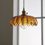 Bubble Glass Hanglamp – Elegante Transparante Glas & Koper Hanglamp