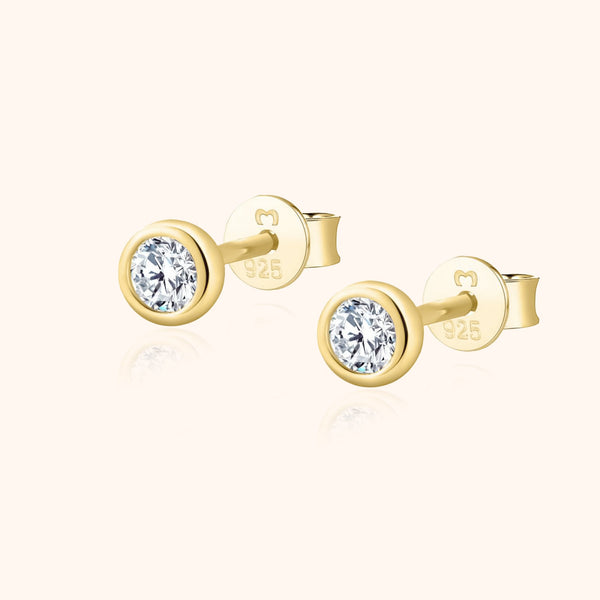 Compacte ronde oorbellen – Amira