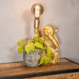 Luxueuze Gouden Aap Tafellamp – GoldenChimp