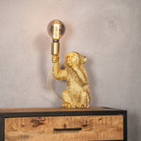 Luxueuze Gouden Aap Tafellamp – GoldenChimp
