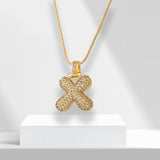 Bubble-letterketting met hanger - LuxeLette