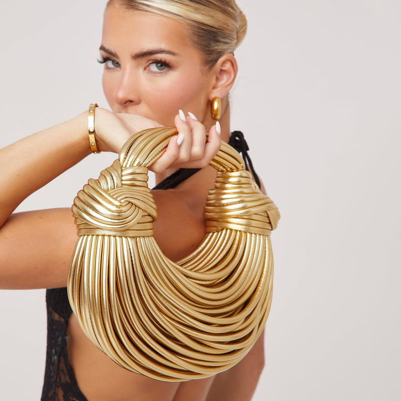 Stijlvolle Geknoopte Schoudertas - Kiana